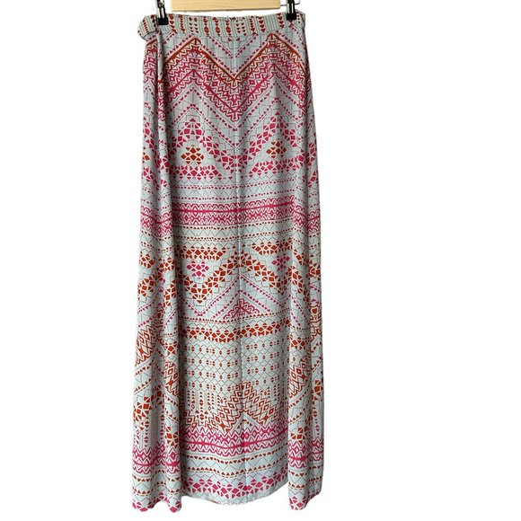 BCBG MaxAzria Aviva Printed Maxi Wrap Skirt Size XXS - Picture 4 of 5